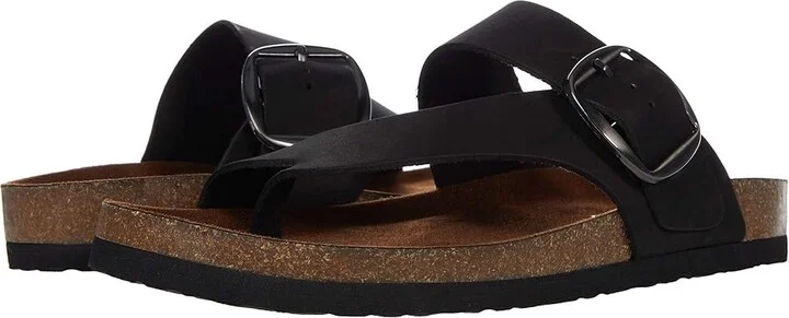 White Mountain Harley Women's Shoes Black/Nubuk : 5 M, Leather