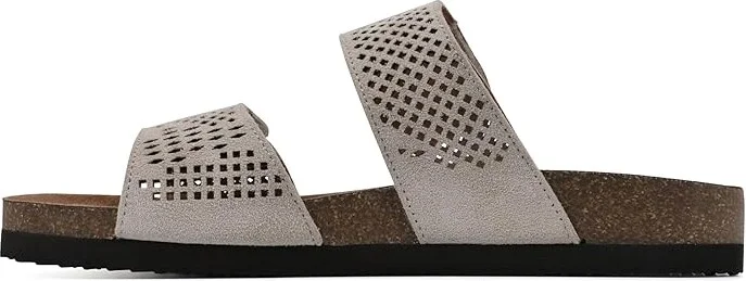 White Mountain Hawkbill Women's Sandals Sandal Wood/Suede : 6 M, Leather - Image 5
