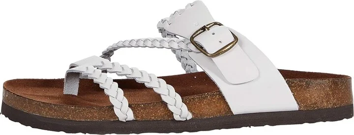 White Mountain Hayleigh Women's Shoes White/Leather : 6 M - Image 6