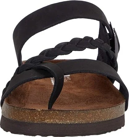 White Mountain Hazy Women's Shoes Black/Nubuck : 5 M, Leather - Image 5