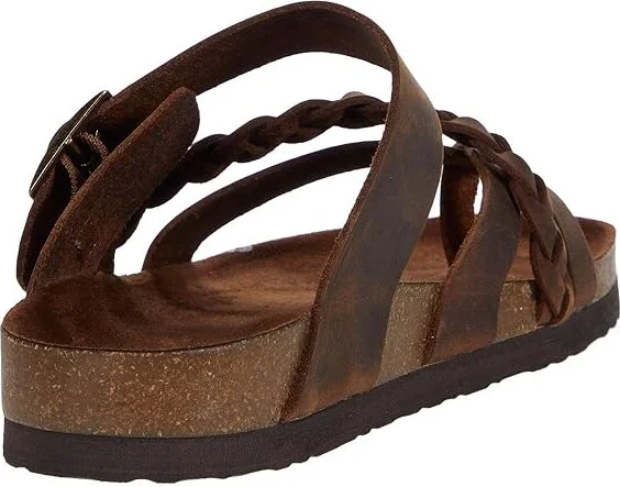 White Mountain Hazy Women's Shoes Brown/Leather : 6 M - Image 4