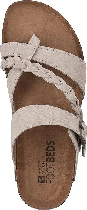 White Mountain Hazy Women's Shoes Sandal Wood : 6 M, Leather - Image 2