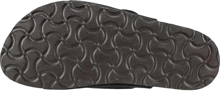 White Mountain Helga Women's Slide Shoes Black/Nubuck : 6 B - Medium, Leather/Suede - Image 2