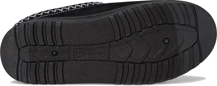White Mountain Icebin Women's Slippers Black/Fabric : 7 B - Medium, Faux Fur/Polyester - Image 3
