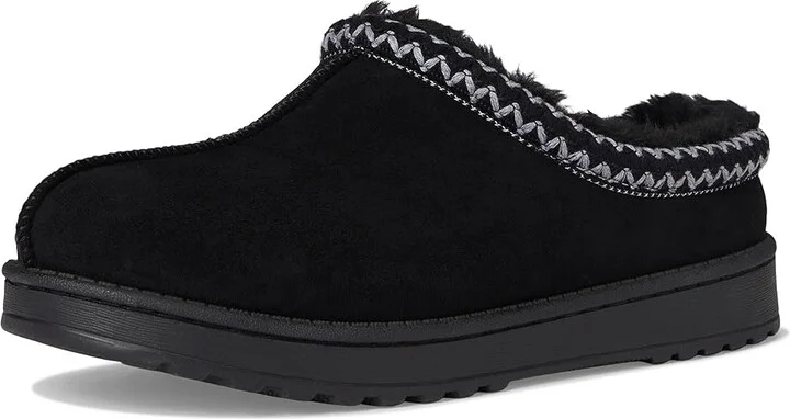 White Mountain Icebin Women's Slippers Black/Fabric : 7 B - Medium, Faux Fur/Polyester - Image 5