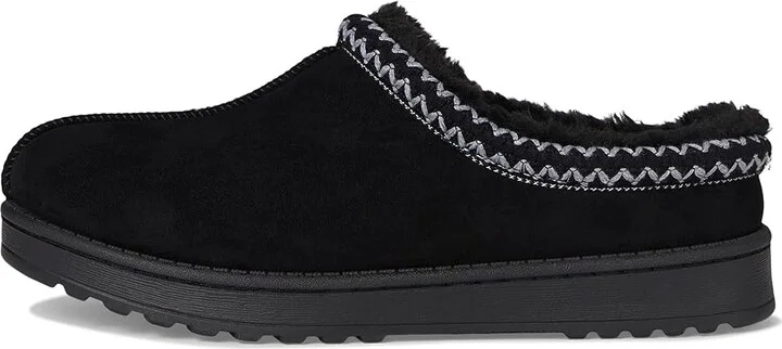White Mountain Icebin Women's Slippers Black/Fabric : 7 B - Medium, Faux Fur/Polyester - Image 6