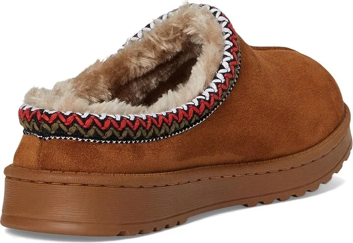 White Mountain Icebin Women's Slippers Black/Fabric : 7 B - Medium, Faux Fur/Polyester - Image 10