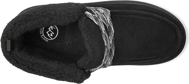White Mountain Icebox Women's Boots Black/Suede : 6 B - Medium, Leather - Image 2