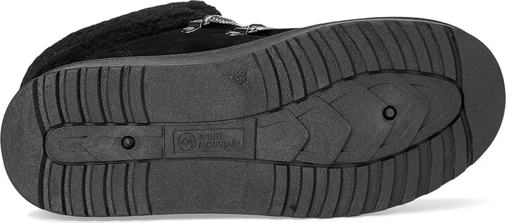 White Mountain Icebox Women's Boots Black/Suede : 6 B - Medium, Leather - Image 3