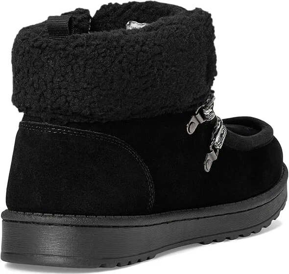 White Mountain Icebox Women's Boots Black/Suede : 6 B - Medium, Leather - Image 4
