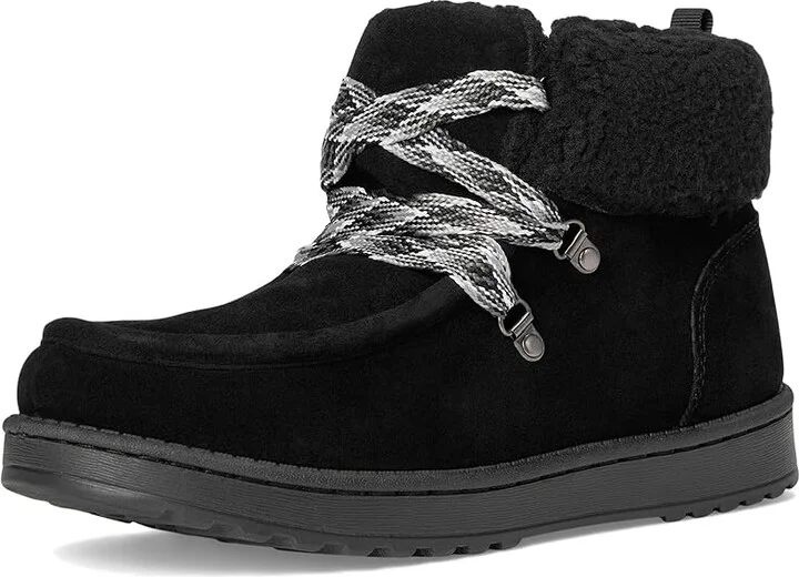 White Mountain Icebox Women's Boots Black/Suede : 6 B - Medium, Leather - Image 5