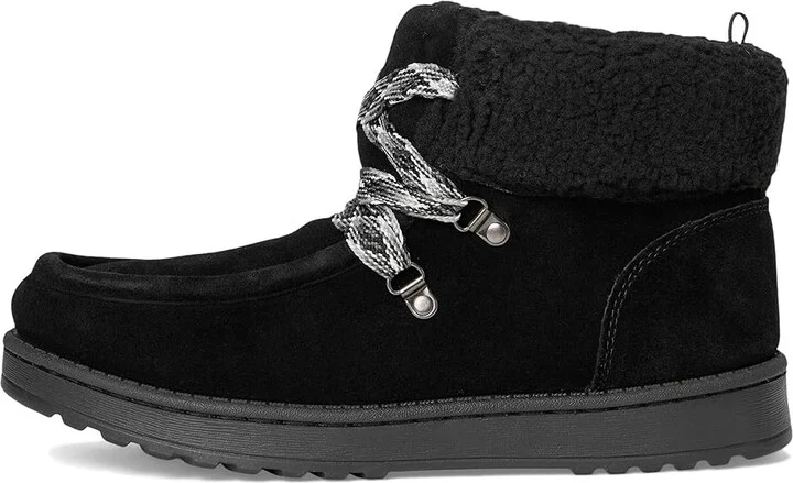 White Mountain Icebox Women's Boots Black/Suede : 6 B - Medium, Leather - Image 6