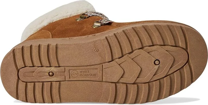 White Mountain Icebox Women's Boots Whiskey/Suede : 9 B - Medium, Leather - Image 3