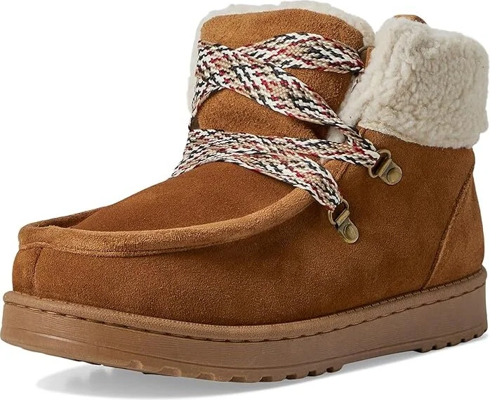 White Mountain Icebox Women's Boots Whiskey/Suede : 9 B - Medium, Leather - Image 5