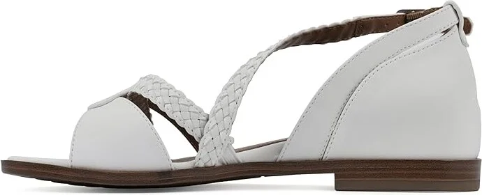 White Mountain Kika Women's Sandals White/Smooth : 9 M, Synthetic - Image 5