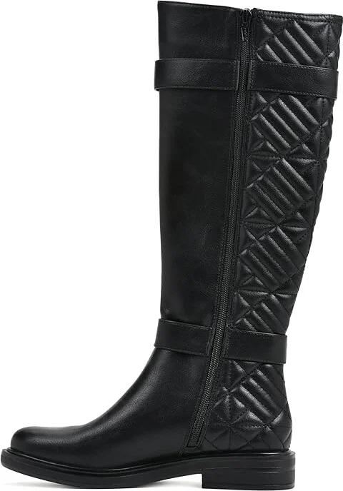 White Mountain Madilynn Women's Boots Black Smooth/Faux Fur : 7 M, Synthetic - Image 5