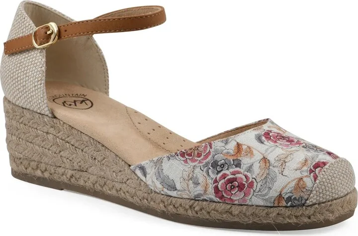 White Mountain Maintain Espadrille Wedge Pump
