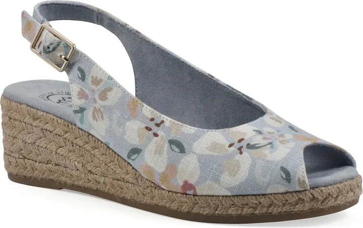 Light Blue Floral Print