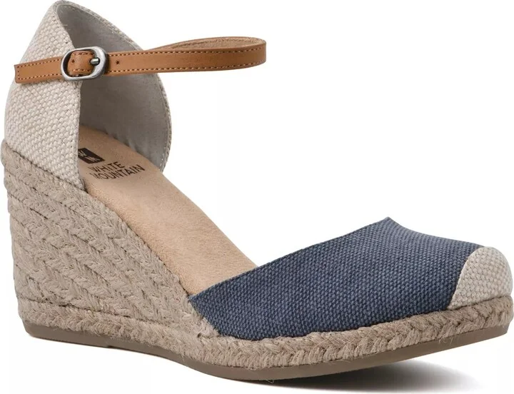 White Mountain Mamba Espadrille Wedge Sandal