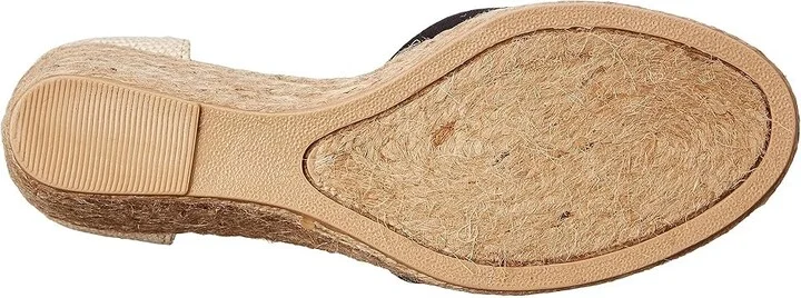 White Mountain Mamba Women's Wedge Shoes Black : 7.5 B - Medium, Textile - Image 4