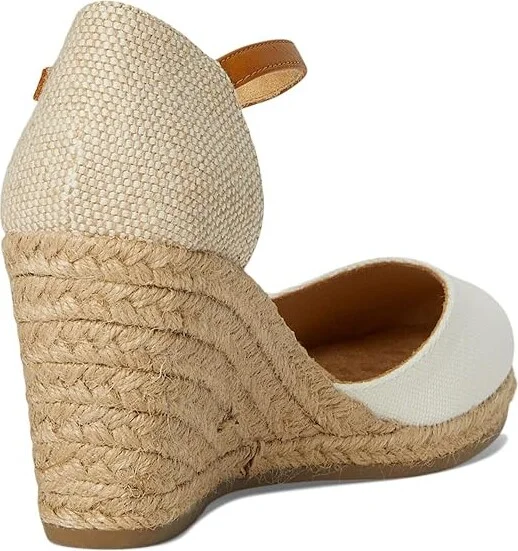 White Mountain Mamba Women's Wedge Shoes Natural/Fabric : 6.5 B - Medium, Textile - Image 5