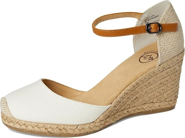 White Mountain Mamba Women's Wedge Shoes Natural/Fabric : 6.5 B - Medium, Textile - Image 6