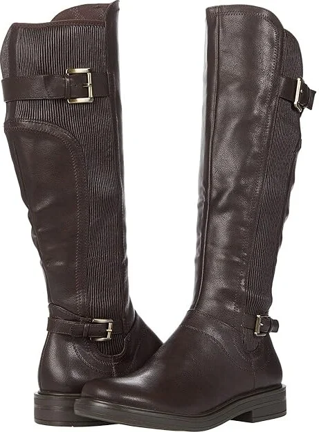 White Mountain Meditate Women's Boots Dark Brown/Smooth : 6.5 M, Synthetic