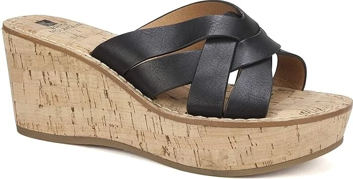 White Mountain Samwell Women's Shoes Black : 8.5 M, Synthetic