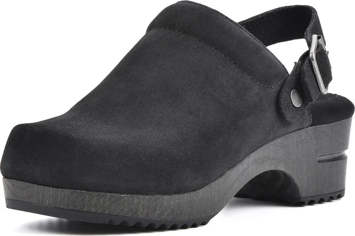 WHITE MOUNTAIN Shoes Being Leather Footbeds Clog