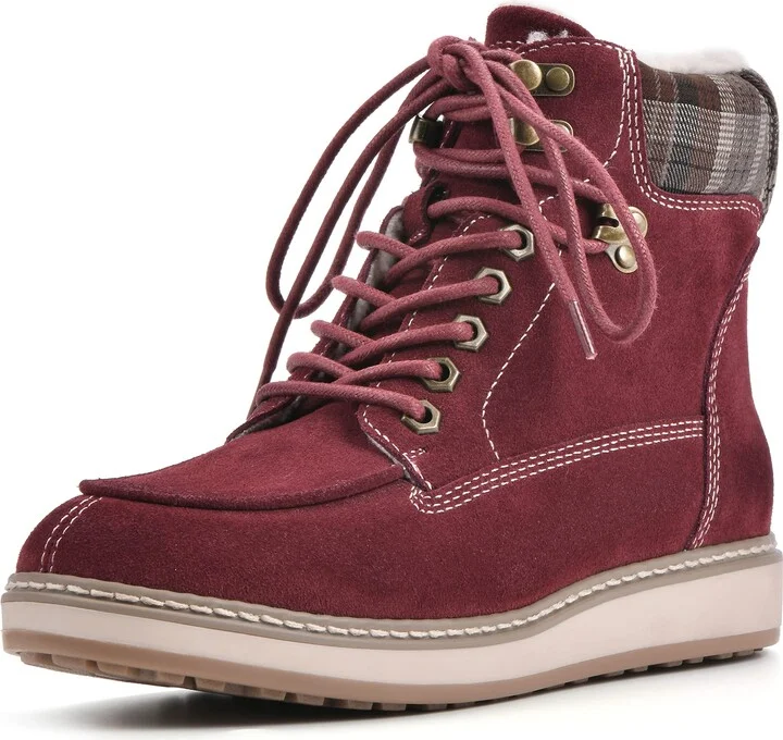 Burgundy/Suede