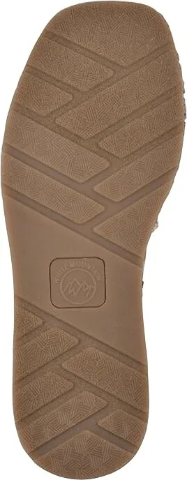 White Mountain Stitch Women's Sandals Natural : 7.5 B - Medium, Rubber/Suede - Image 3