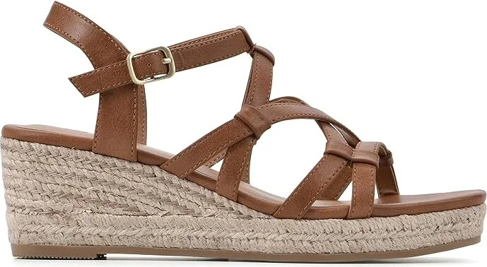 White Mountain Swayze Women's Shoes Dark Tan : 9 M, Synthetic - Image 6