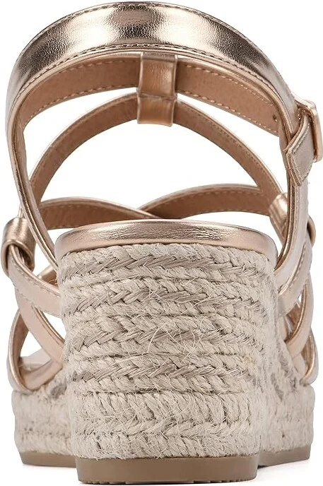 White Mountain Swayze Women's Shoes Rose Gold : 6 M, Synthetic - Image 4