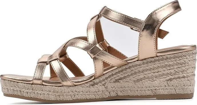 White Mountain Swayze Women's Shoes Rose Gold : 6 M, Synthetic - Image 5