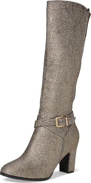 White Mountain Teals Women's Boots Ant.Gold/Fab : 10 B - Medium, Synthetic - Image 5