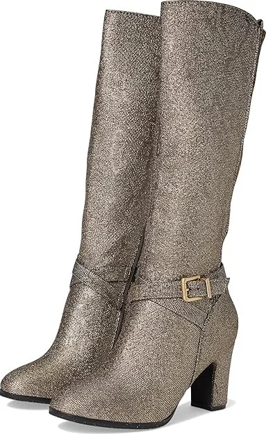 White Mountain Teals Women's Boots Ant.Gold/Fab : 10 B - Medium, Synthetic