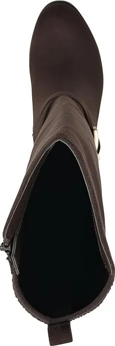 White Mountain Teals Women's Boots Dark Brown : 6 B - Medium, Synthetic - Image 2