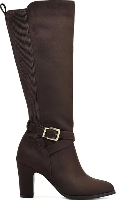White Mountain Teals Women's Boots Dark Brown : 6 B - Medium, Synthetic - Image 6