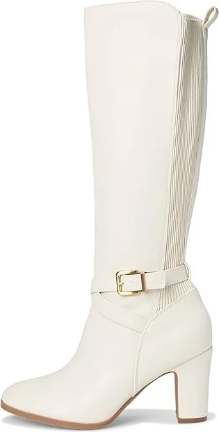White Mountain Teals Women's Boots Ivory/Smooth : 7.5 B - Medium, Synthetic - Image 6