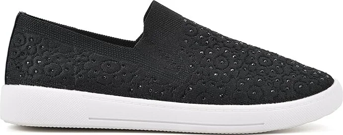 White Mountain Unit Women's Shoes Black : 6.5 M, Textile - Image 6
