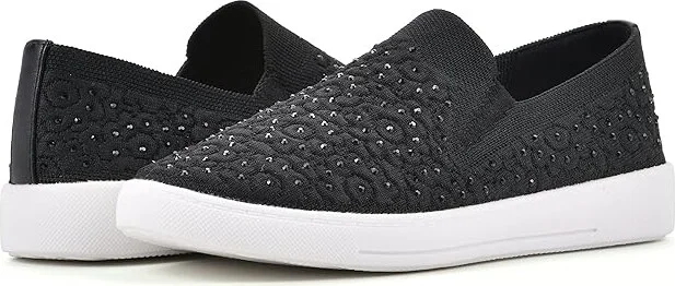 White Mountain Unit Women's Shoes Black : 6.5 M, Textile