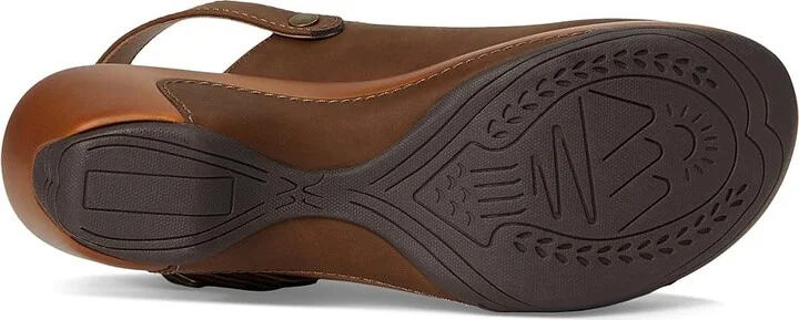 White Mountain Viewable Women's Slippers Brown/Pull Up : 6 B - Medium, Polyester - Image 3