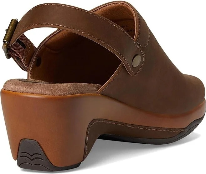 White Mountain Viewable Women's Slippers Brown/Pull Up : 6 B - Medium, Polyester - Image 4
