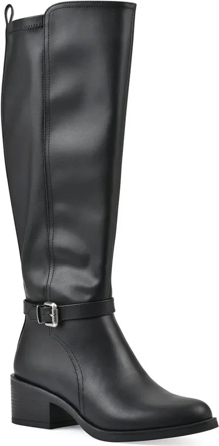 White Mountain Wide Width Custard Wide Calf Boot