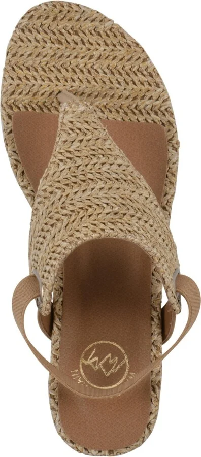 White Mountain Women's All Dres Round Toe Wedge Sandals - Image 4