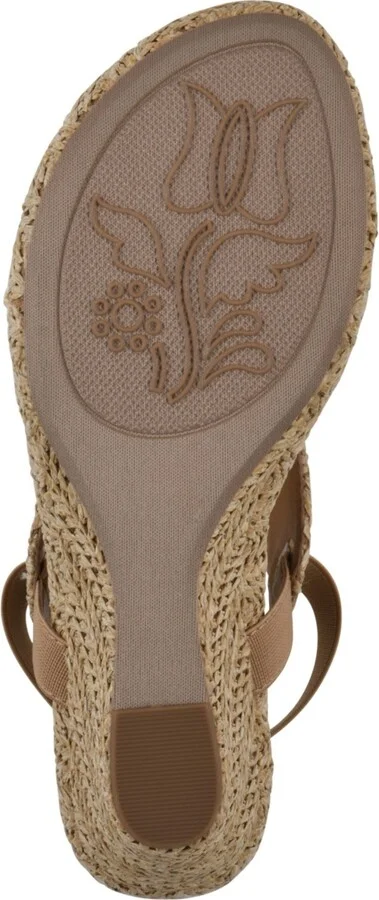 White Mountain Women's All Dres Round Toe Wedge Sandals - Image 6