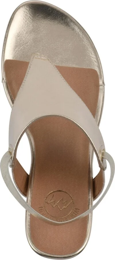 White Mountain Women's All Dres Wedge Sandals - Eggshell, Patent, Smooth - Image 9