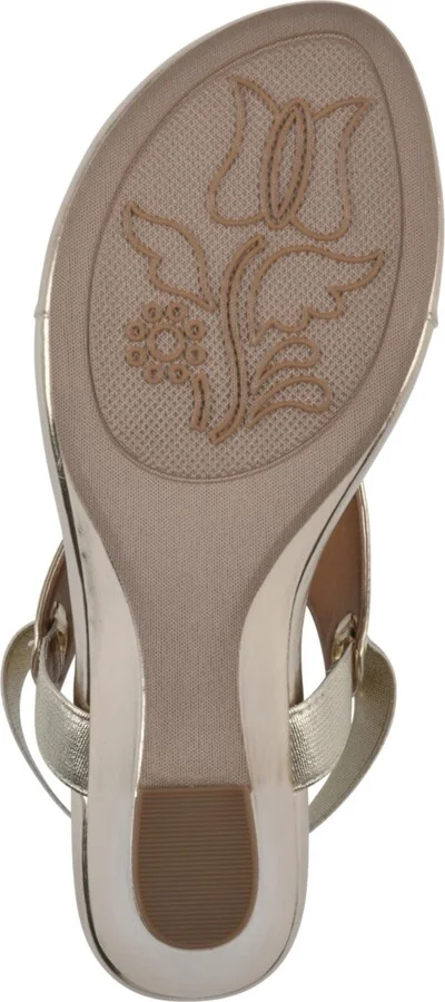 White Mountain Women's All Dres Wedge Sandals - Eggshell, Patent, Smooth - Image 10