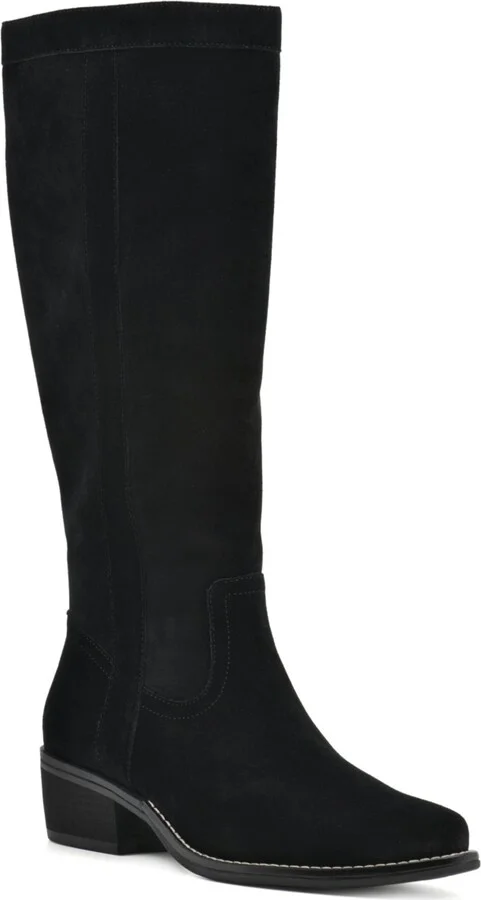 White Mountain Women's Altitude Regular Calf Knee High Boots