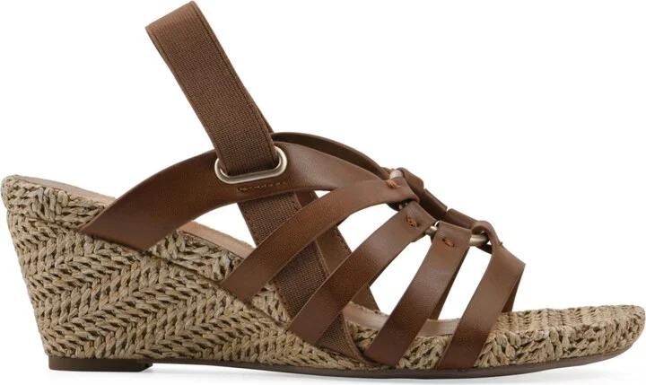 White Mountain Women's Ataps Round Toe Wedge Sandals - Image 2